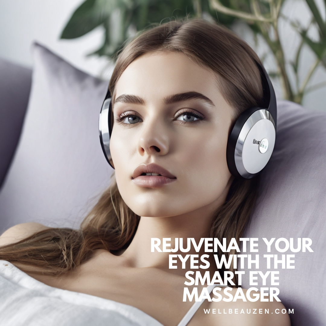 Smart Eye Massager with Magnetic Therapy - 9 Modes to Relieve Eye Fatigue