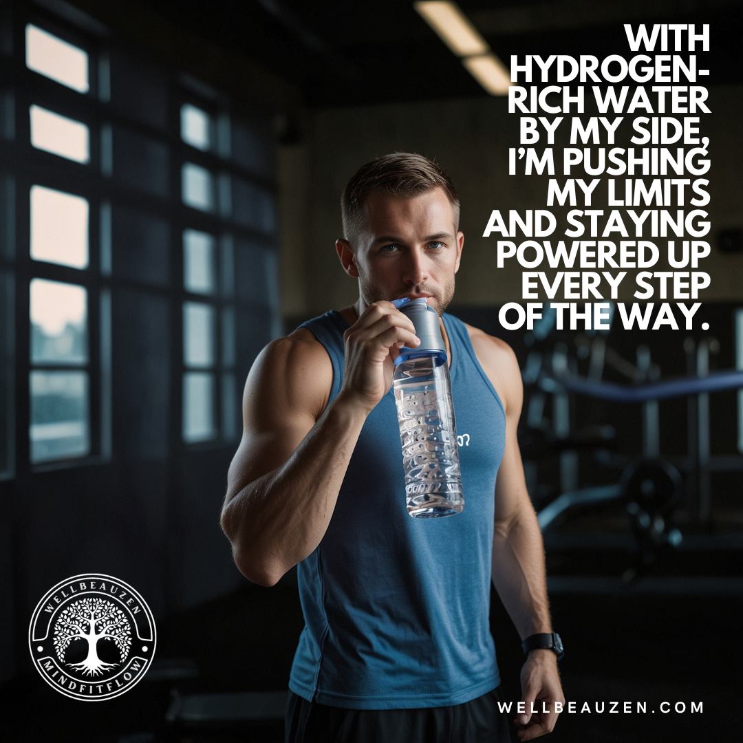Molecular hydrogen water generating bottle.