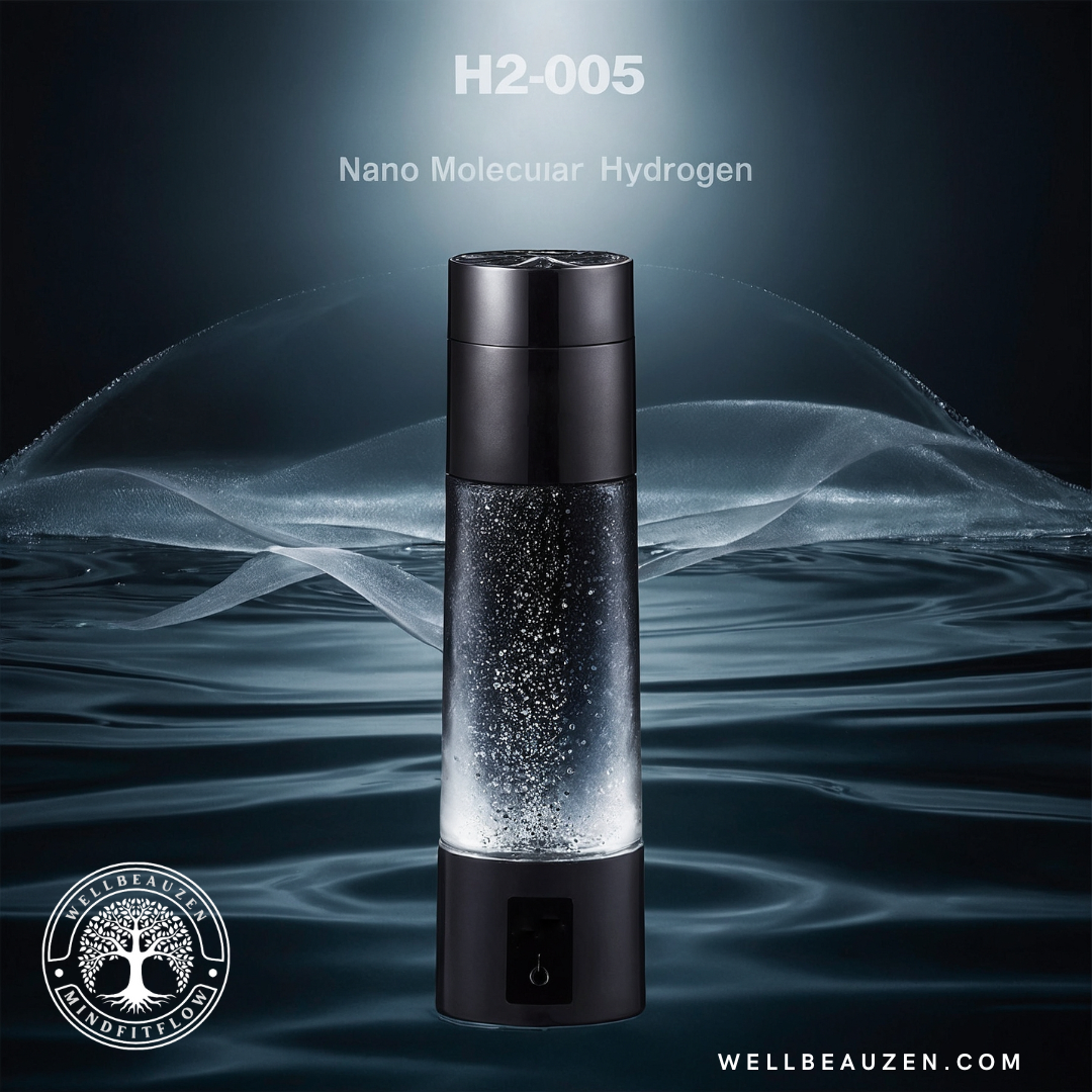 Molecular hydrogen water generating bottle.
