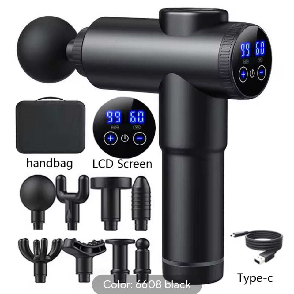 Smart Fascia Massage Gun | Electric Neck and Body Massager for Pain Relief