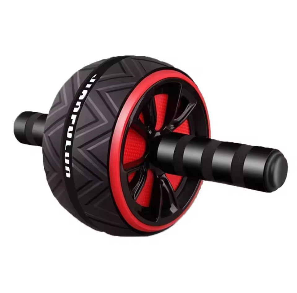 Silent wheel abdominal roller for home workouts