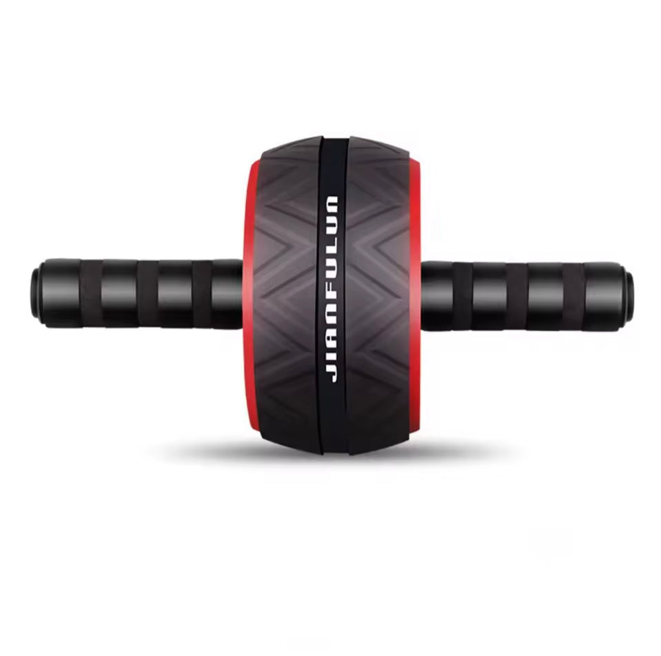 Silent wheel abdominal roller for home workouts