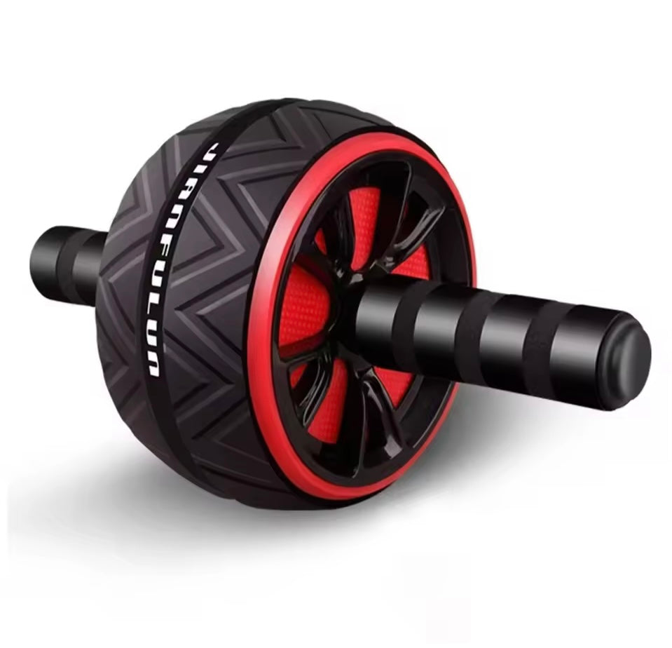 Silent wheel abdominal roller for home workouts