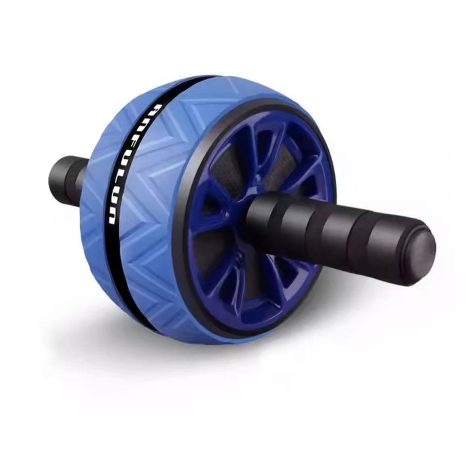 Silent wheel abdominal roller for home workouts