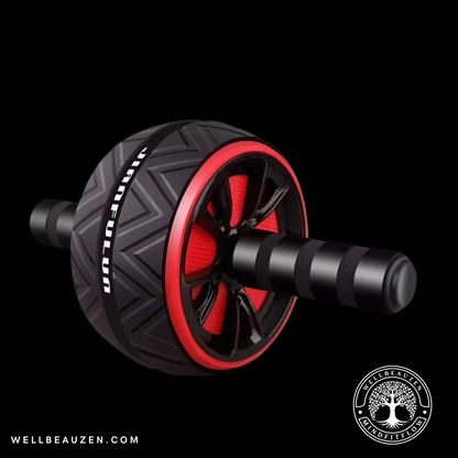 Silent wheel abdominal roller for home workouts