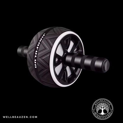 Silent wheel abdominal roller for home workouts