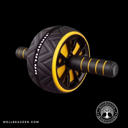 Silent wheel abdominal roller for home workouts