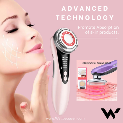 Facial Beauty EMS Microcurrent + V Face Shaper Lifting