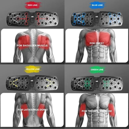 Folding Push-up Board Support Muscle Exercise