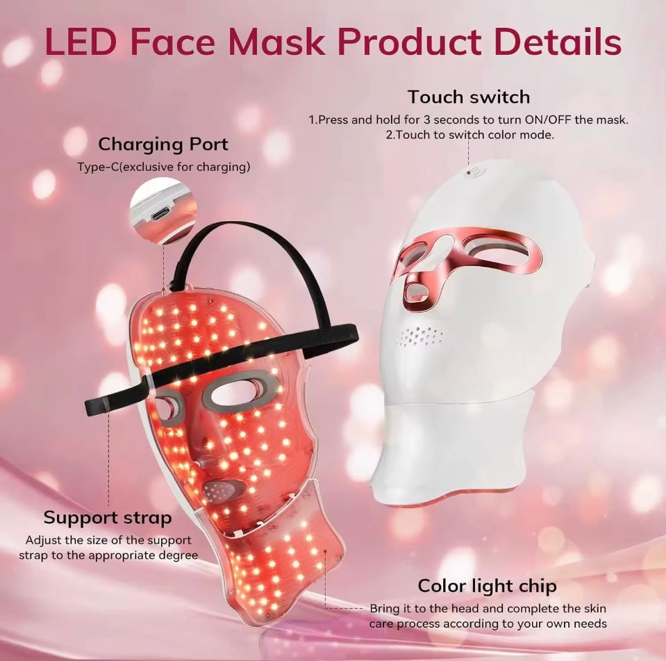 7-in-1 Face & Neck LED Beauty Device (2025 Edition)