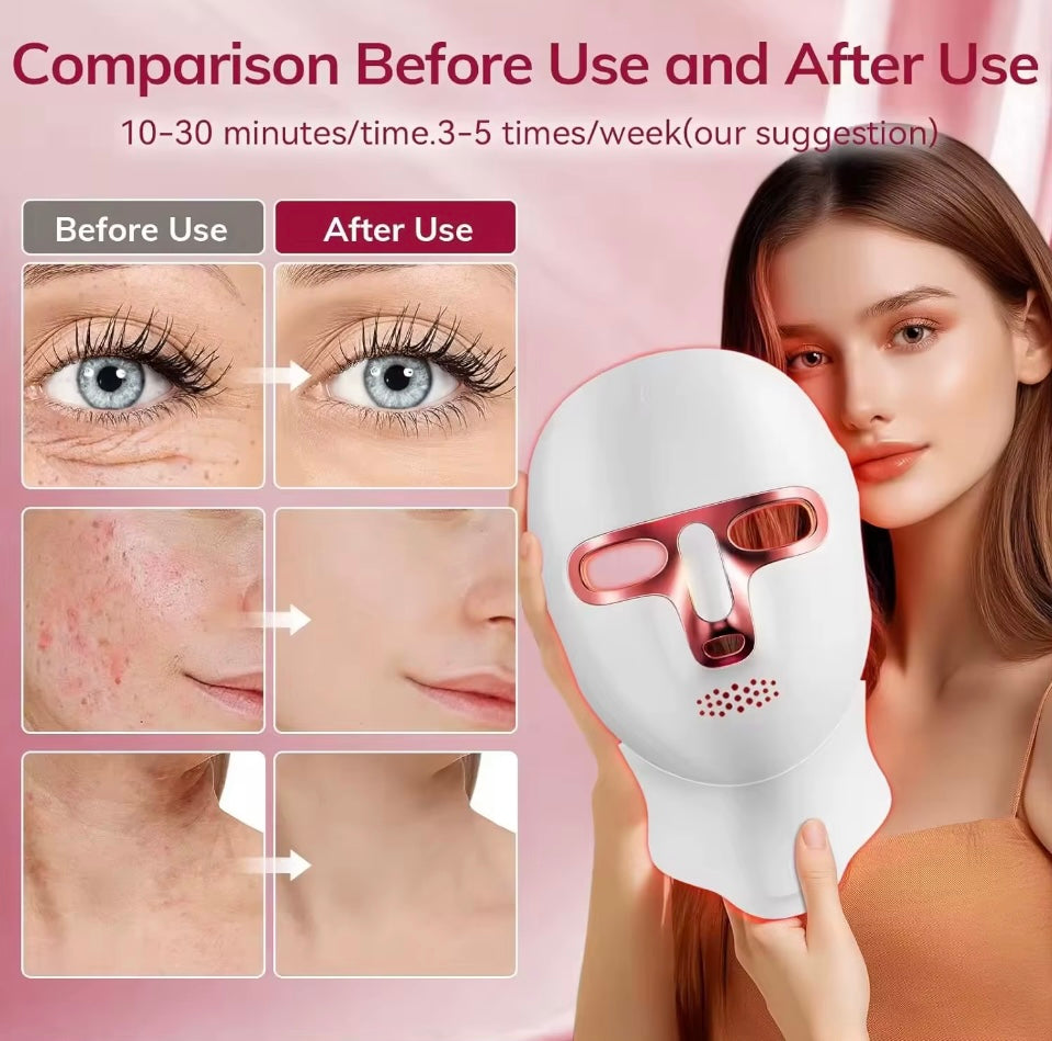 7-in-1 Face & Neck LED Beauty Device (2025 Edition)