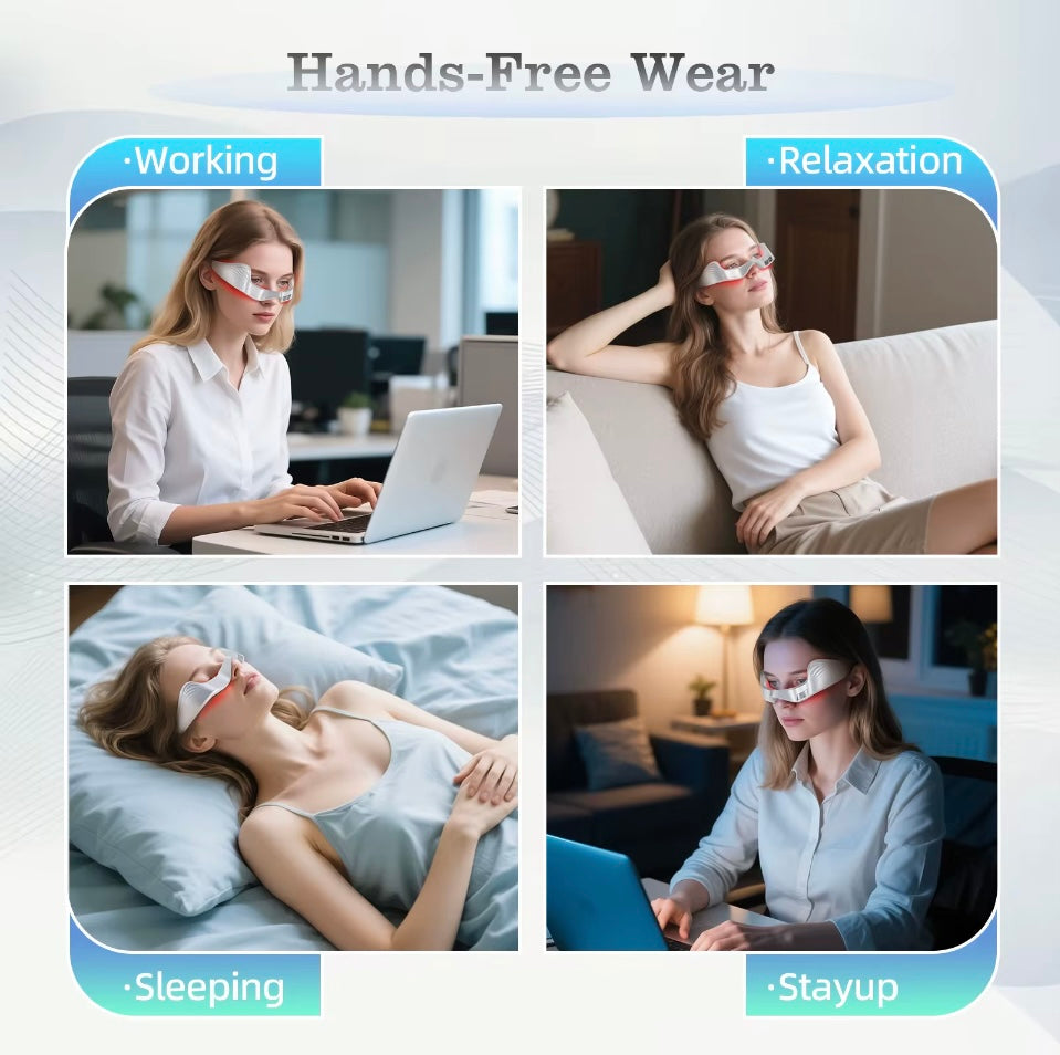 New Eye Massager – Hot Compress + EMS Rejuvenation for Brighter, Younger Eyes