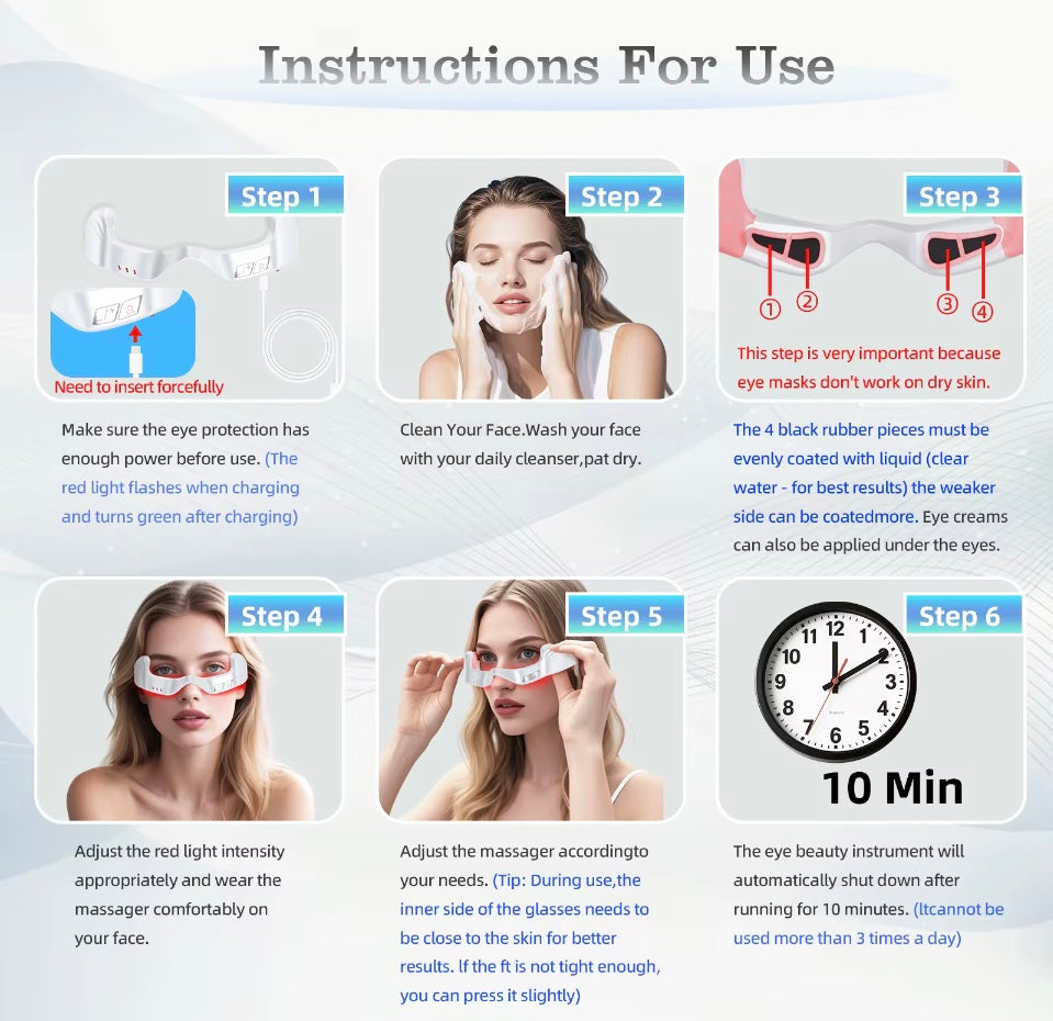 New Eye Massager – Hot Compress + EMS Rejuvenation for Brighter, Younger Eyes