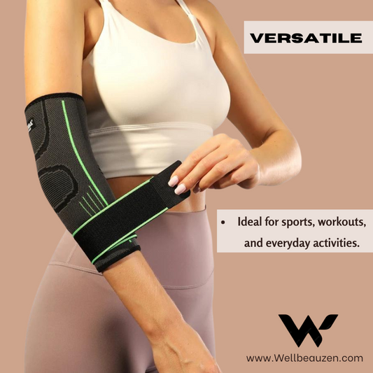 1 Piece Breathable Elastic Elbow Support Arm Sleeve