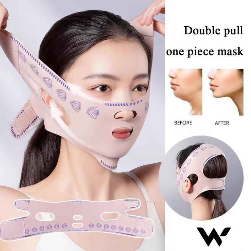 Facial Massage Belt & Chin Lift Mask.