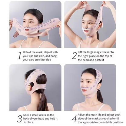 Facial Massage Belt & Chin Lift Mask.