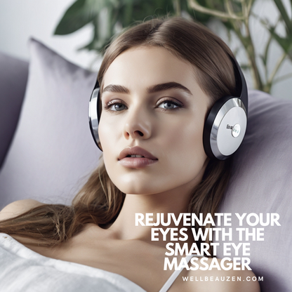 Smart Eye Massager with Magnetic Therapy – 9 Modes for Eye Fatigue Relief